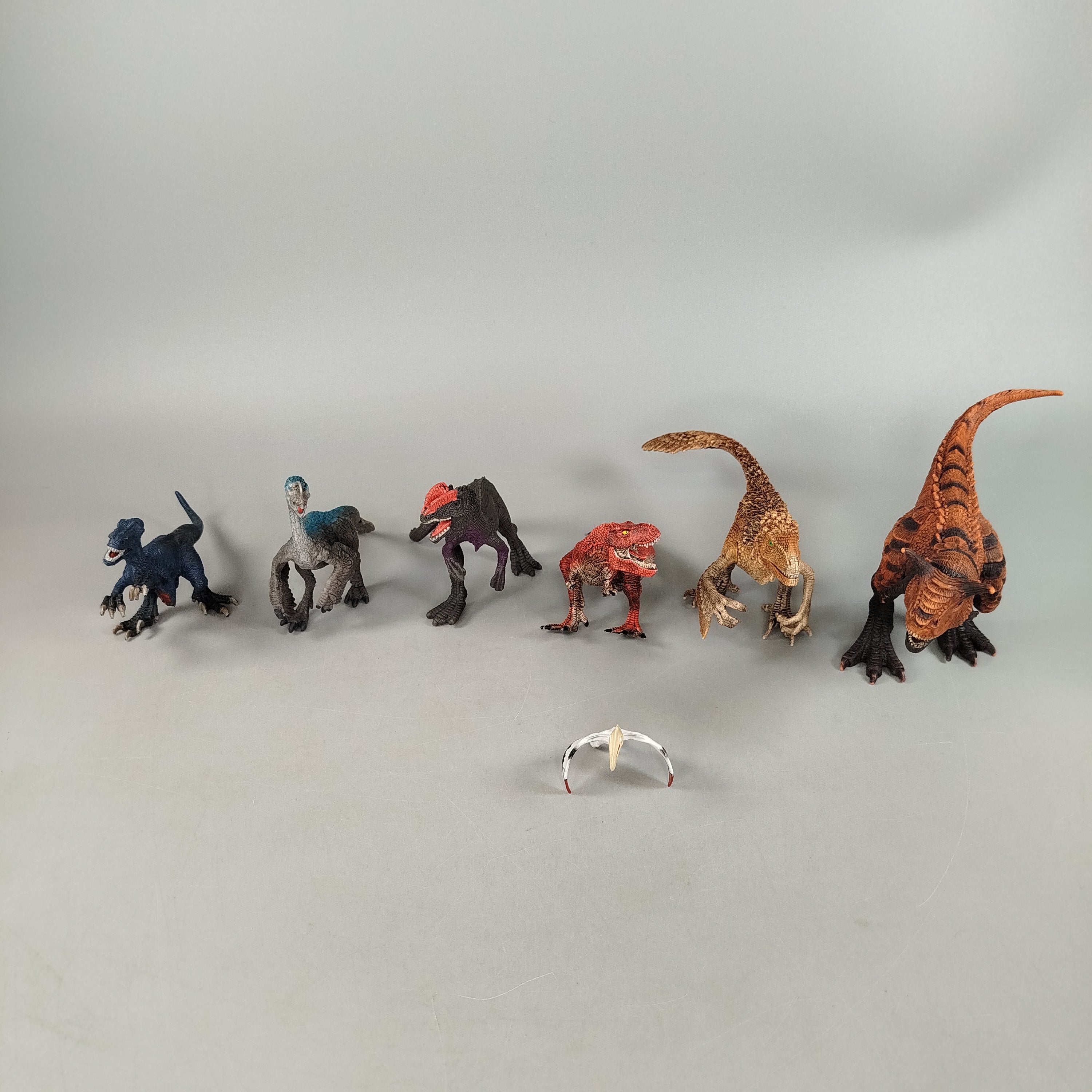 Schleich Dinosaurier Figuren Set von 7 – mit Raubsauriern & Flugsaurier